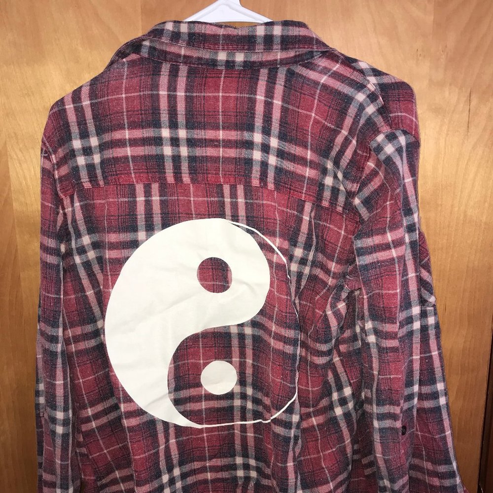 Vintage yin-yang flannel